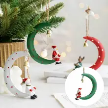 

Excellent Workmanship Portable Adorable Moon Shape Hanging Pendant for Decoration