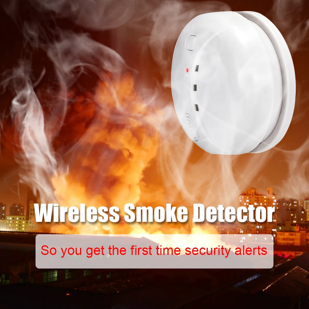 TUGARD S10+S10R Home Security Wireless High Quality Independent Alarm Smoke Detector for Home Security Alarm System