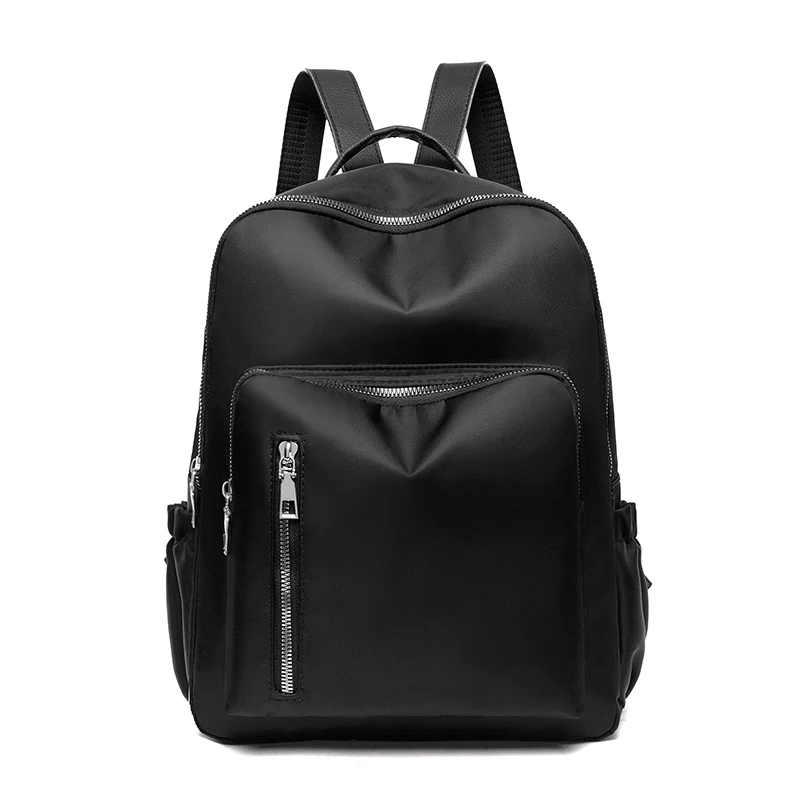 

New Casual Female Backpack Classic Bagpack Black Female Light School Bag Wild Anti-theft Security Bag High Quality