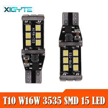 

2pcs T15 W16W WY16W 15 SMD 2835 LED Auto Additional Brake Lights CANBUS NO ERROR Reverse Light Car Turn Signals Car Styling