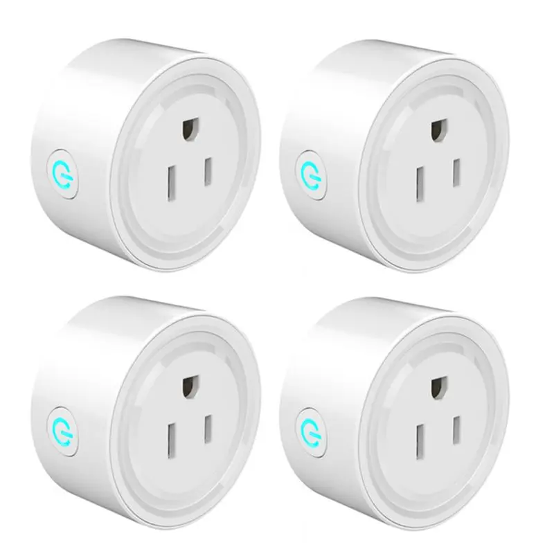 Мини США Wi Fi Смарт разъем совместим с Alexa Google Assistant IFTTT для голосового управления