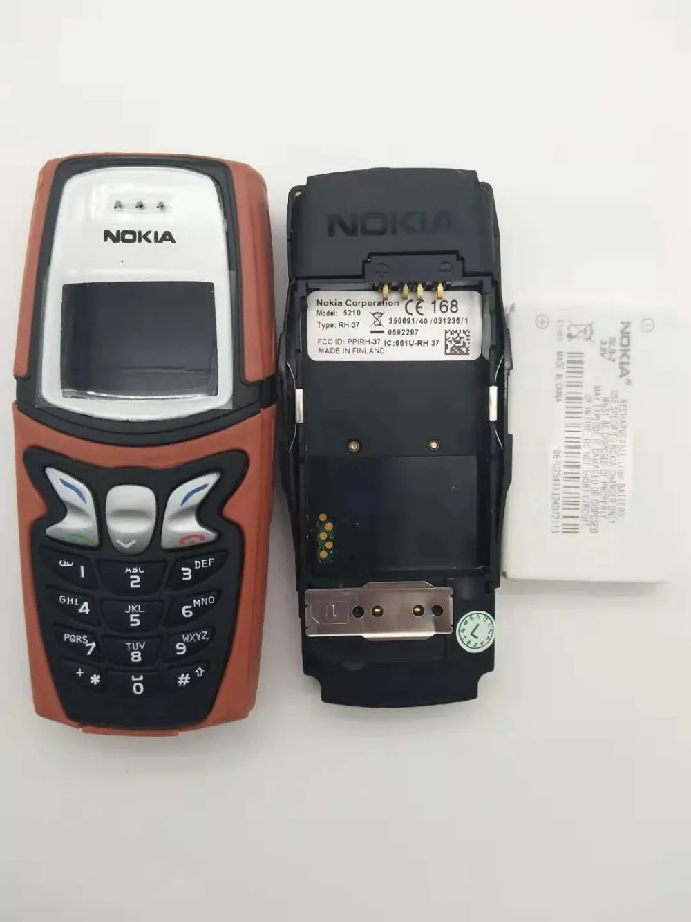 100% 5210 оригинальный разблокирован Nokia 5210 телефон GSM 900/1800 мобильный телефон с один год гарантии Бесплатная доставка