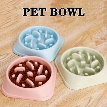

Cat bowl dog bowl Pet feeding bowl Pet Accessories Dog Slow Feeder Bowl For Cat Pets Slow Feeder Bowl for cat cat feeder