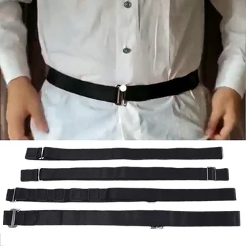 

Fashion Shirt Holder Adjustable Near Shirt Stay Best Tuck It Belt For Women Men Work Interview Black 120cm Shirt Anti Slip Belt