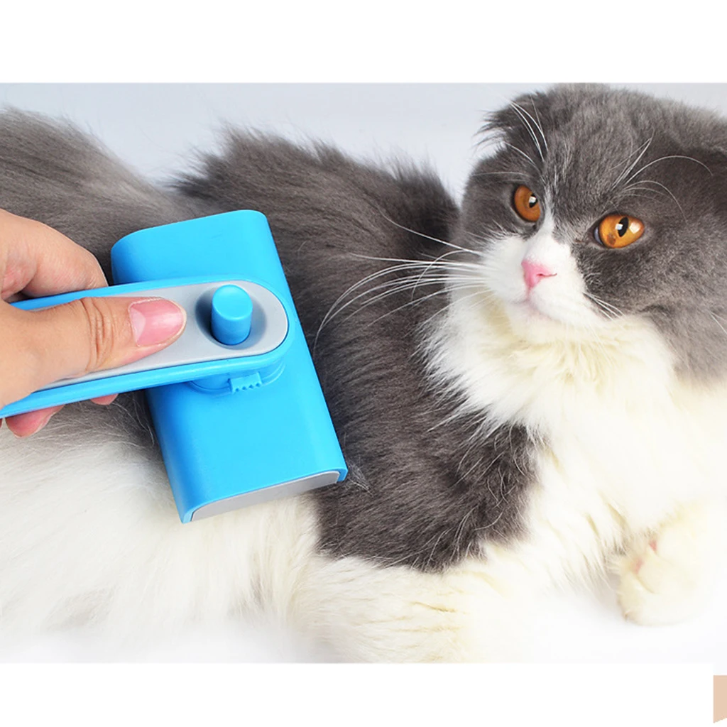 Pet Hair Grooming Brush Comb Fur Hairdressing Shaving Trimmer Rake Pet Slicker Brush