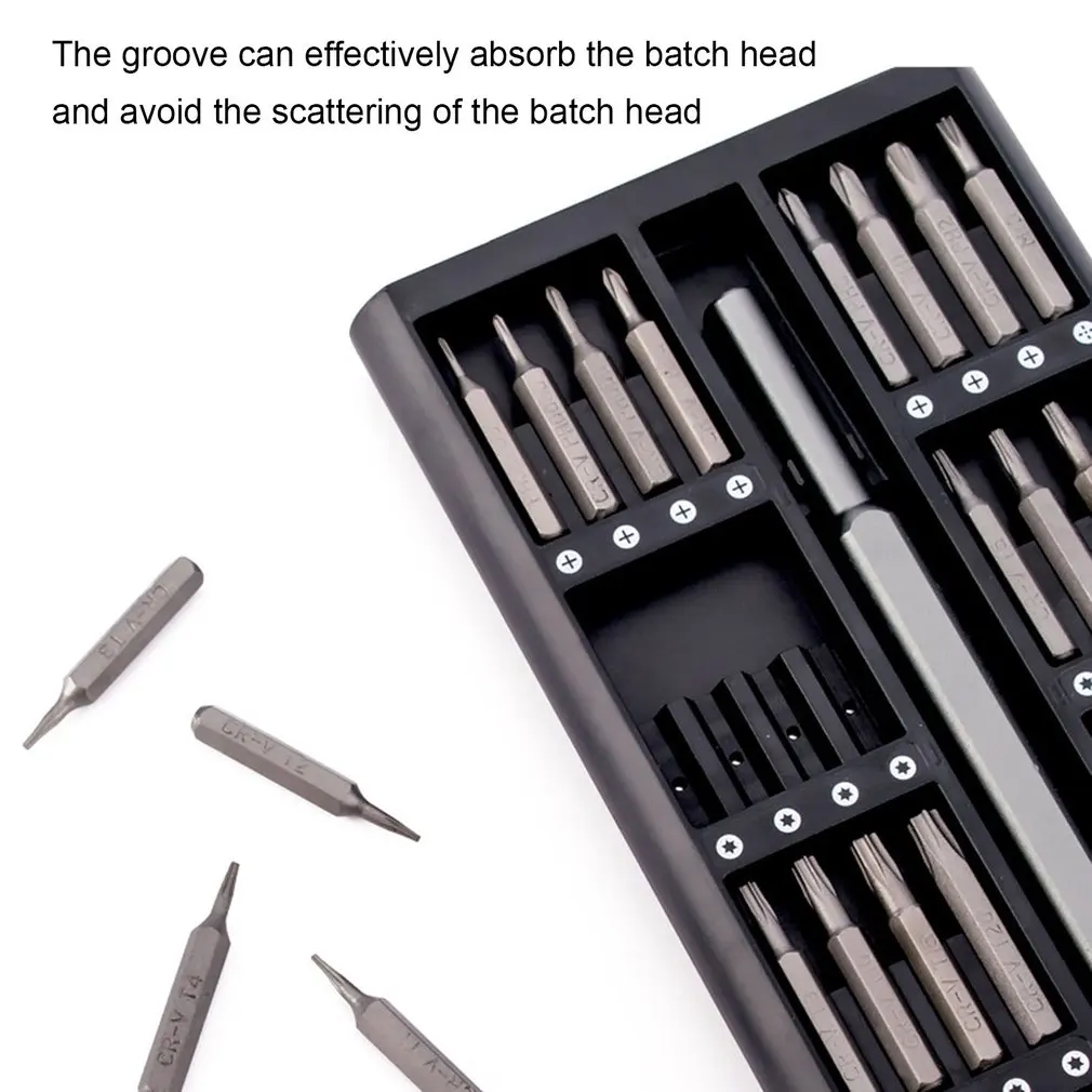 

Hot DIY Dismountable Screw Driver Set Mini Tool Case Screwdriver Kit 24 Precision Magnetic Bits For Smart Home PC Phone Repair