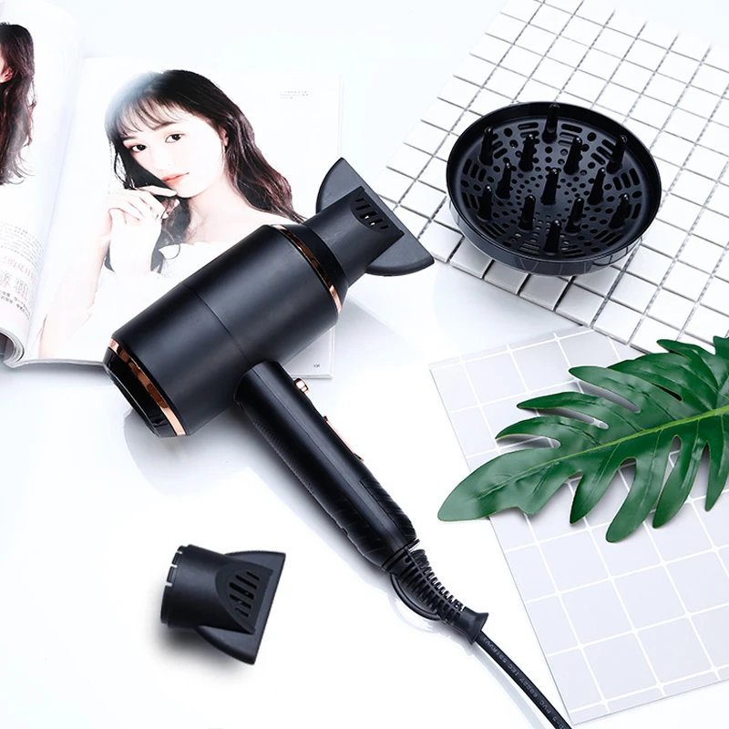 

Kemei Ionic Hair Dryer 3 In 1 Strong Power 4000w Blow Dryer Electric 210-240v Professional Hairdressing Equipment EU Plug 45G