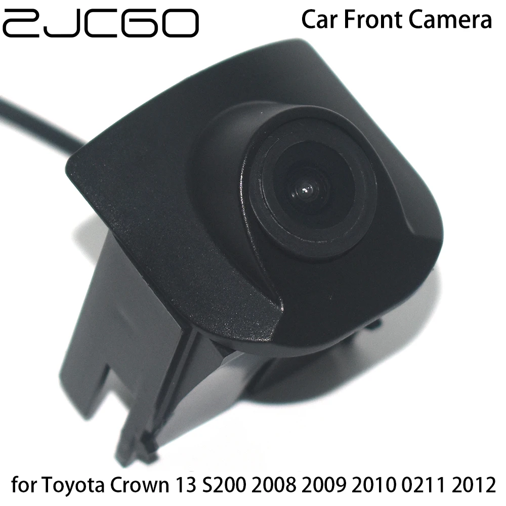 

ZJCGO CCD HD Car Front View Parking LOGO Camera Night Vision Positive Image for Toyota Crown 13 S200 2008 2009 2010 2011 2012