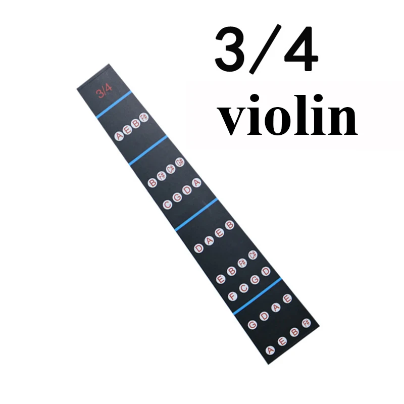 4/4-1/10 fingerboard sticker violin pitch position sticker no glue finger position sticker transparent fingering sticker