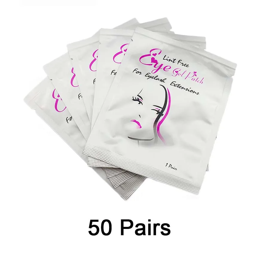 50Pairs Girl 25/50 пар кругов под глазами колодки Бумага патчи подходит для строительства и Декоративные ресницы натуральный гидрогель для ресниц накладки-наклейки под глаз - Цвет: 50Pairs Girl