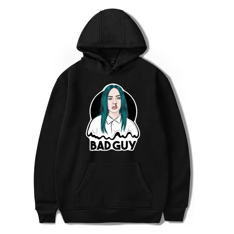 Billie Eilish/толстовки с капюшоном для девочек осенне-зимние теплые пальто свитер для маленьких мальчиков пуловер для детей от 2 до 14 лет