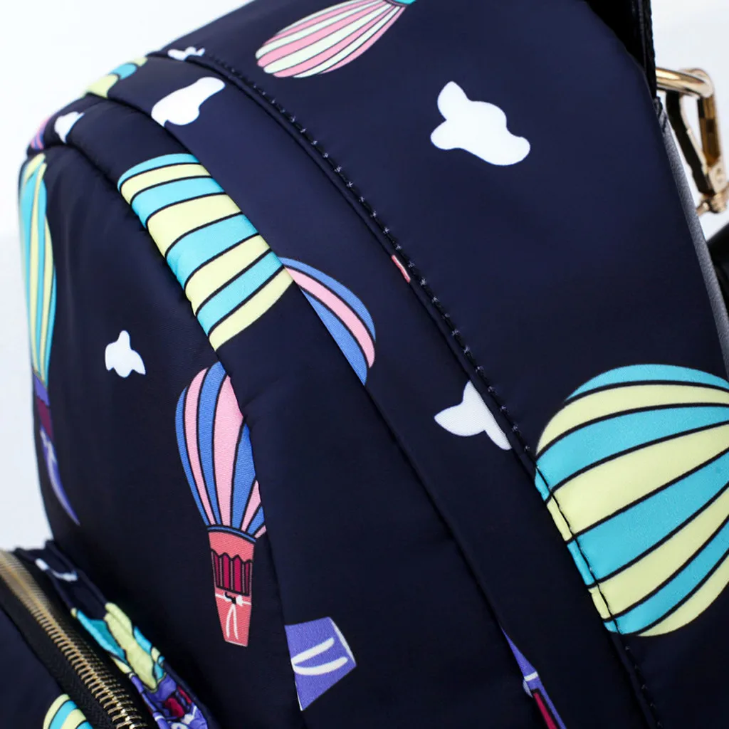 OCARDIAN Backpack Women Fashion Backpack Balloon Female Bag Women Flower Travel Backpack Women Schoolbag