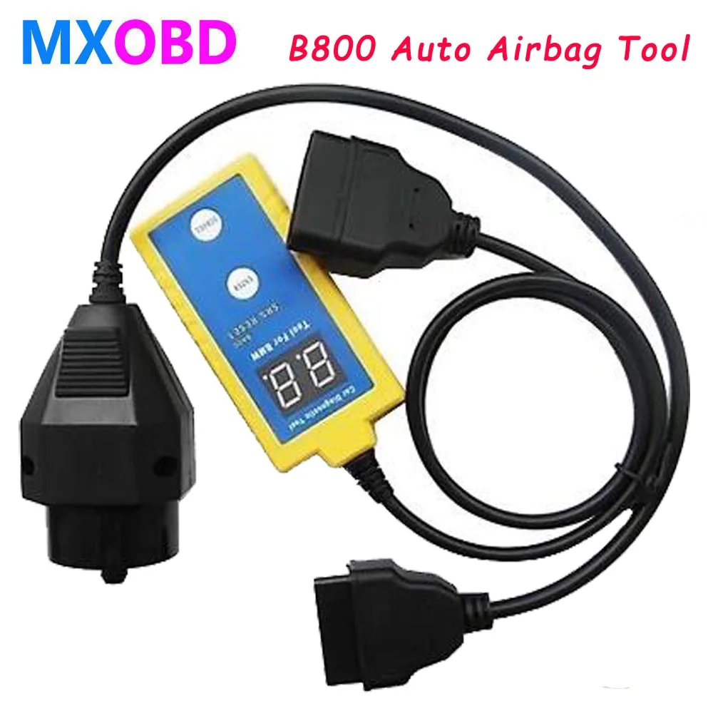 Профессиональный сброс автомобильной подушки безопасности B800 сканер OBD2 SRS для BMW