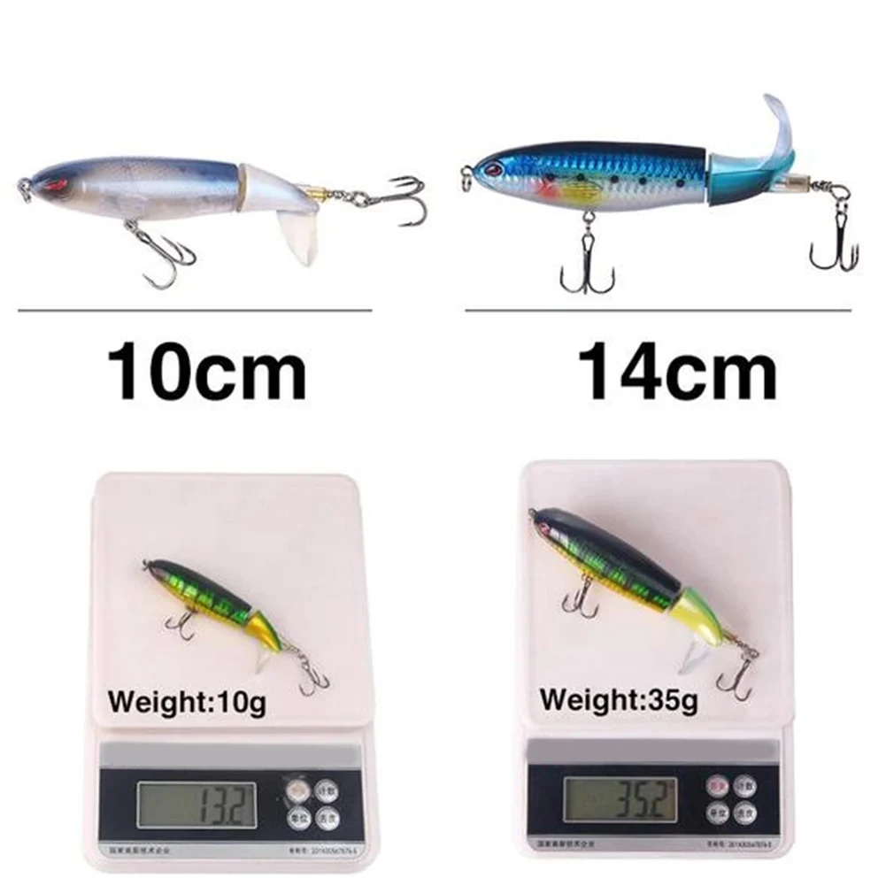 Isca de Pesca Livre de Água Mar ao ar Quente Flutuante Rotativa Cauda Iscas Duro Doce Isca Enfrentar Do2 9 Iscas artificiais