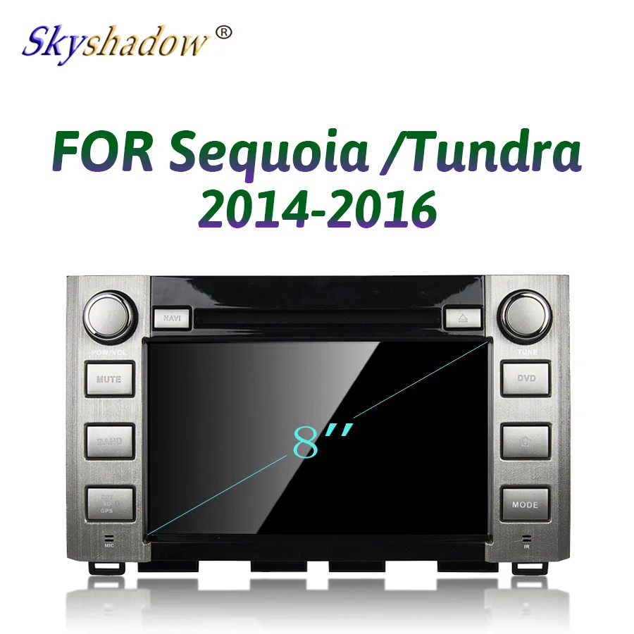 TDA7851 Android 9,0 для Toyota Sequoia Tundra- 4 Гб+ 64 Гб Восьмиядерный автомобильный dvd-плеер gps ГЛОНАСС RDS радио wifi Bluetooth