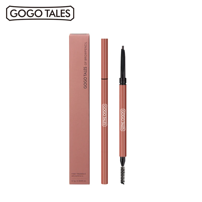 Gogo tales eyebrow enhancer kit brown coffee grey eyebrow pencil long lasting waterproof microblading eyebrow tattoo pen BN213