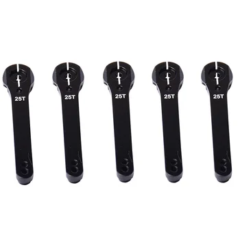 

Retail 5PCS 55MM 25T Aluminum Alloy Servo Lever Servo Arm Horn Futaba RC Crawler