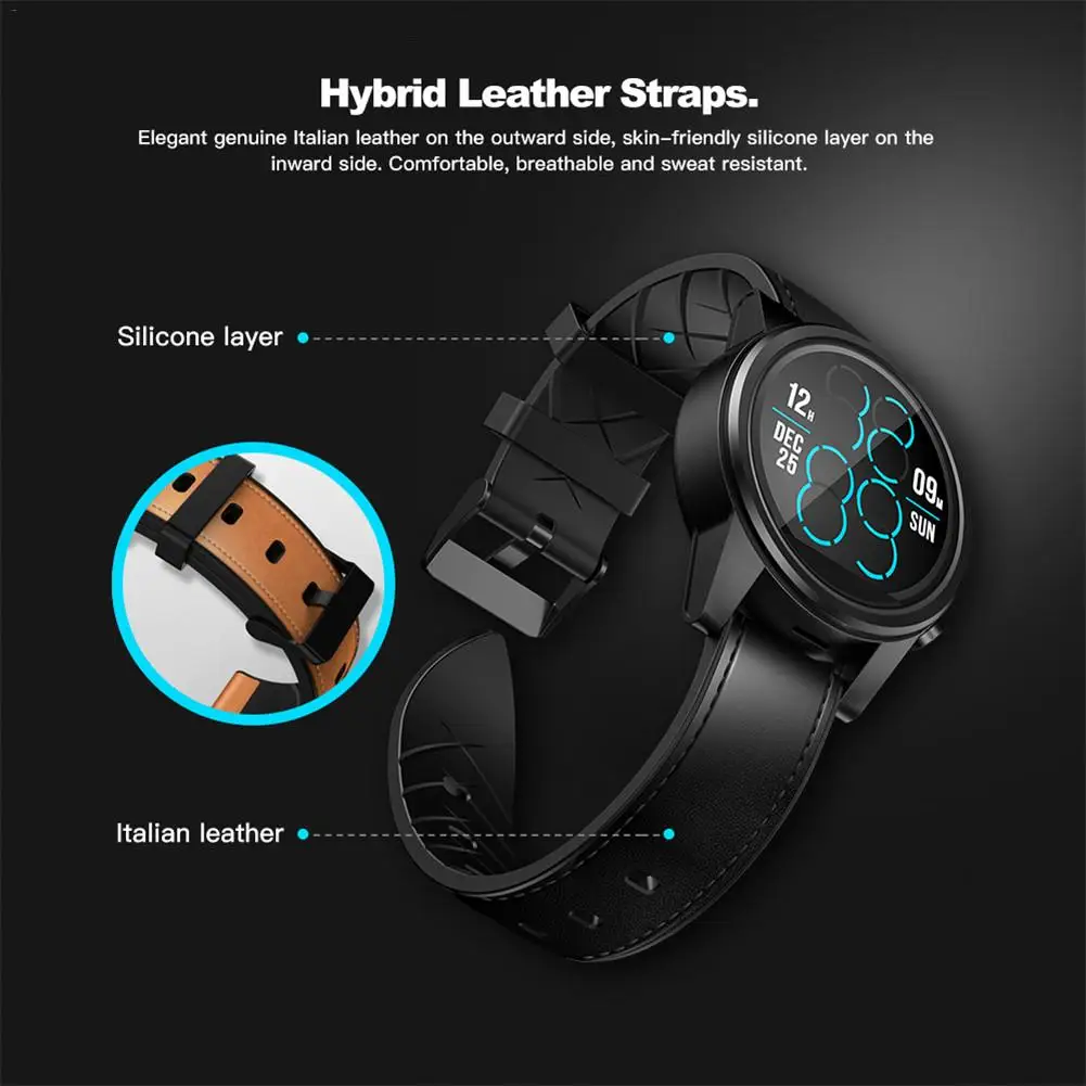 NEW 4G Smart Watch 1.6 Inch Crystal Display GPS Quad Core 16GB 600 MAh Hybrid Leather Strap Smart Watch For Zeblaze