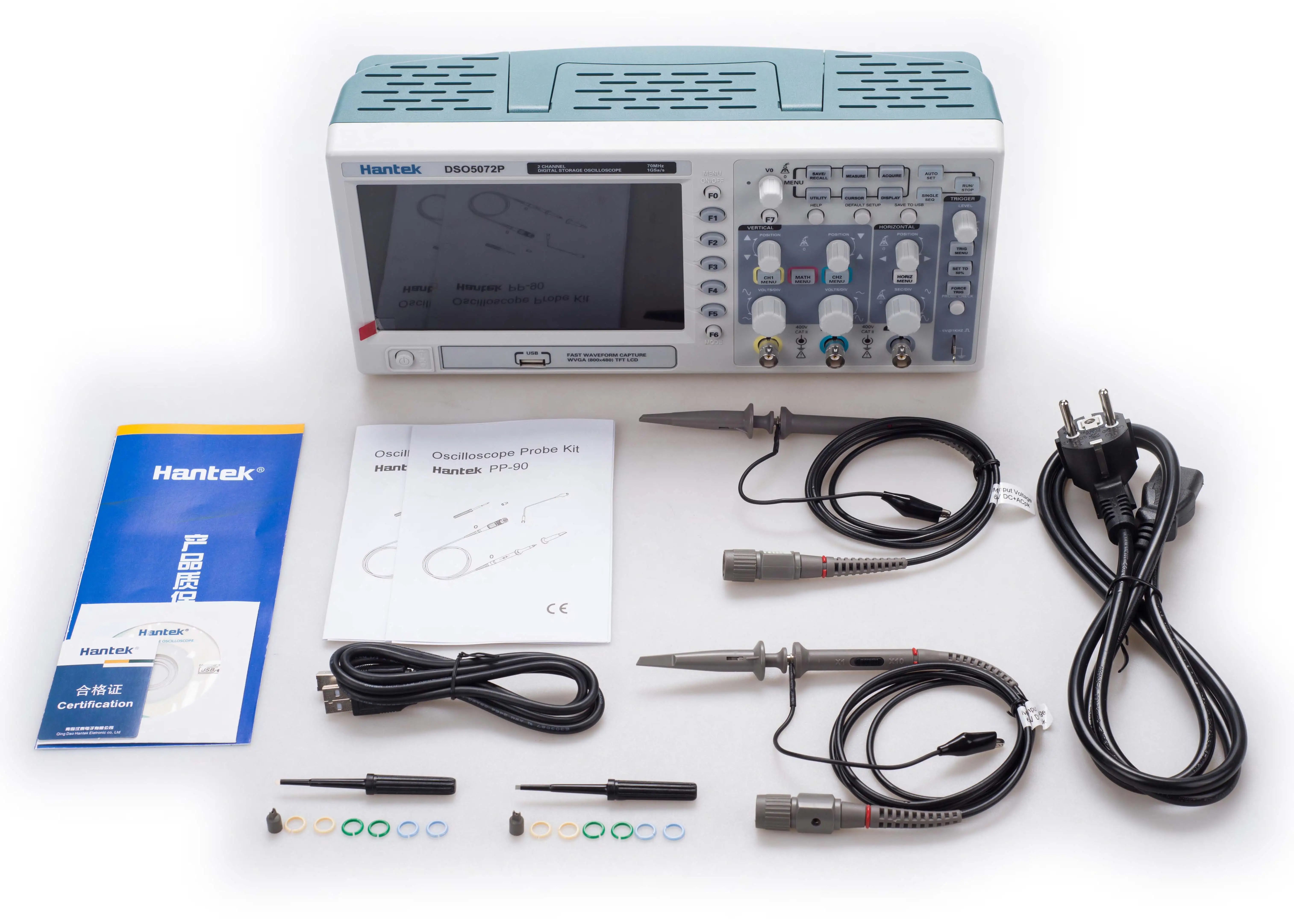 

Hantek DSO5072P Digital Storage Oscilloscope 70MHz 2Ch