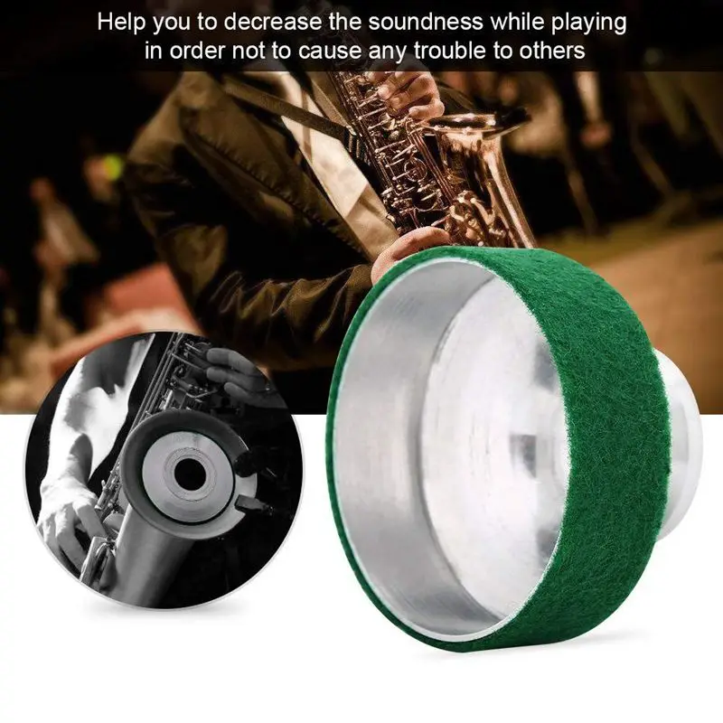 Саксофон Mute, алюминиевый сплав Sax Sound Dampner Mute Silencer аксессуар