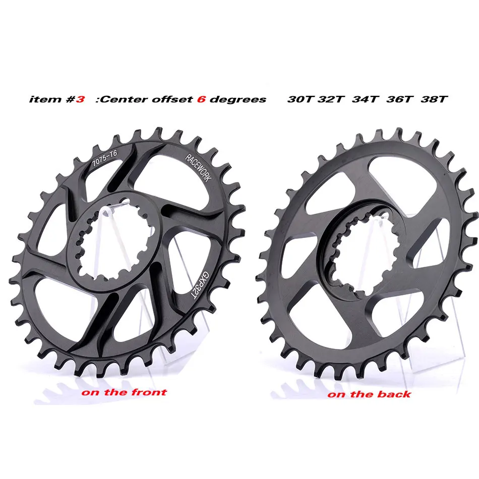 Бесплатно deliv RACEWORK Fahrrad кеттенблат 32 34 36 38t Engen Breite Fahrrad кеттенблат мех GXP XX1 XO KurbelFahrrad crankset 30