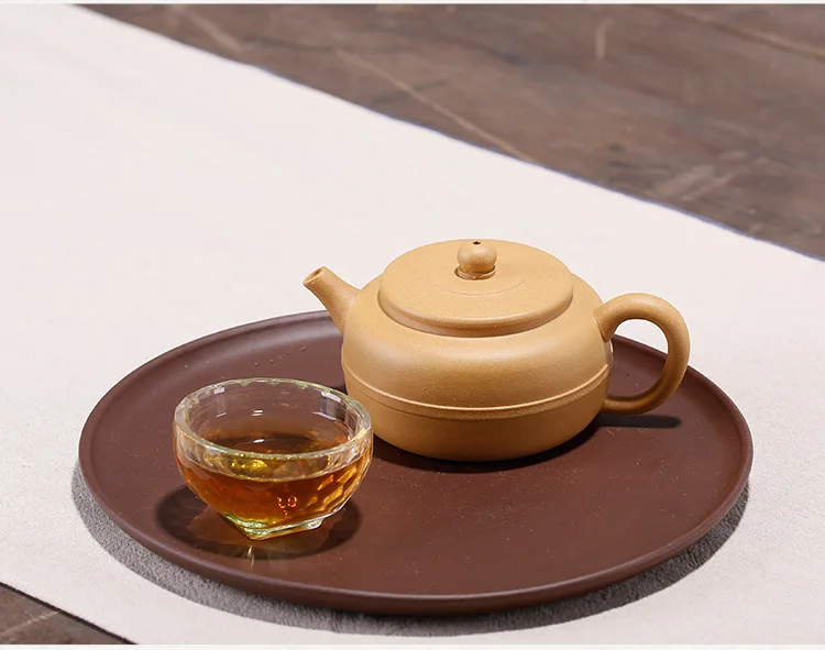Rain Sand Yixing Tea Pot Raw Ore Segment Mud-Abdomen Yixing Clay Teapot Manufacturers Wholesale Manufacturers Support a Generati