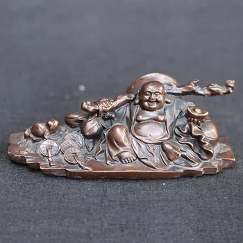 

Antique Bronze Others easily may Buddha Gold bag mi Le Fevant Wealth Buddha Home Ornaments Ornaments