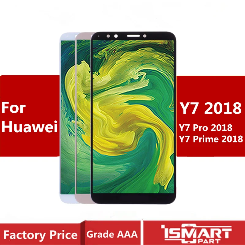 ЖК дисплей 5 99 дюйма для Huawei Y7 2018 / Pro Prime сенсорный экран дигитайзер в сборе