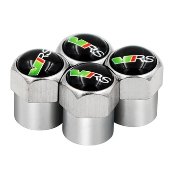

4 Pieces Car Styling Metal Car Wheel Tire Valve Cover Logo Badge For SUBARU leged Forester Outback Impreza VRS Car Accessories