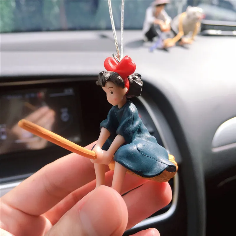 Car Decoration Pendant Cute Anime Magical Girl Flying Pendant Car Rearview Mirror Pendant Car Interior Decoration Accessories