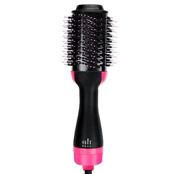 

Hair Dryer Brush Hot Air Hair Brush Styler Straightening Curling Electric Blower Brush Volumizer Warm-air Comb One Step Dryer
