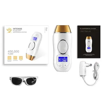 

Hd Lcd Display Compact Size Women Hair Removal Device Electric 400000 Flash Pulsed Light Epilator For Whole Body