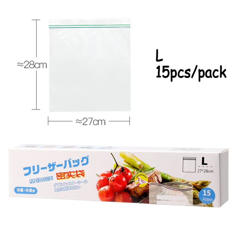 Travelwant 15/20/30Pcs Reusable Food Storage Bags Reusable Food