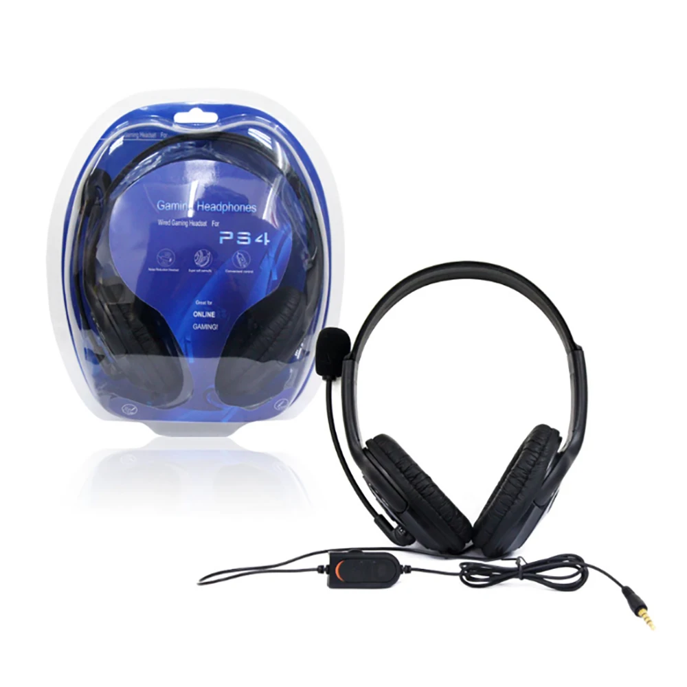 Wired Gaming Headsets Surround Stereo Headband Headphone with Mic For Sony Playstation PS3 PS4 Laptop PC Smartphones
