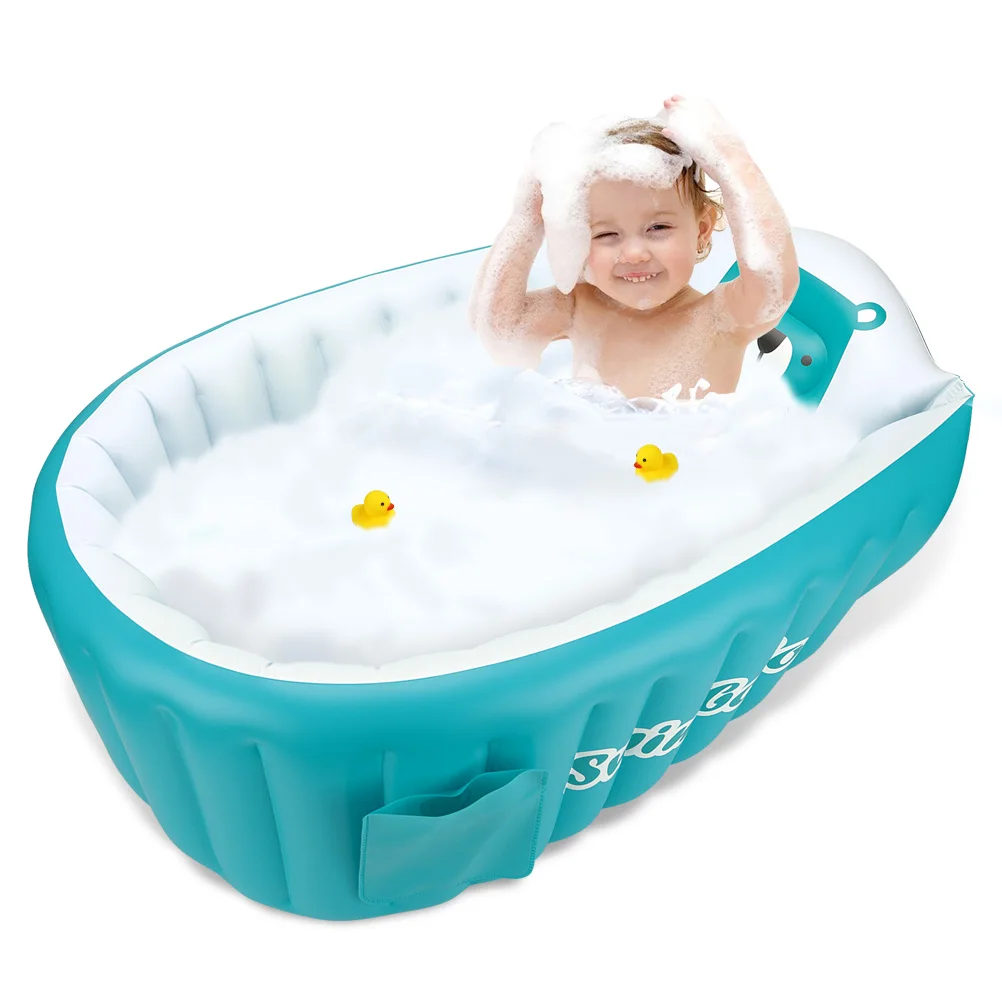 inflável cadeira banheira do bebê bonito urso infantil banheiras de assento de banho não escorregar piscina da criança portátil dobrável chuveiro bacia