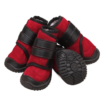 

4Pcs Pets Dog Outdoor Paw Protector Snow Boot Shoes Winter Waterproof Anti-Slip Pet Shoe Puppy Boots For Dog Supplies