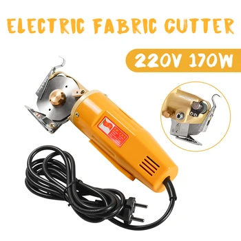 

220V 170W Electric Cloth Knife Fabric Cutting Tools Leather Cloth Electric Cutter Machine Kit Blade Power Tools Cutting Saws