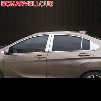 

Auto Window Automobile Chromium Modified Decorative Car Styling Modification Covers Decoration Protecter 18 19 FOR Honda Gienia