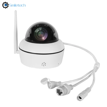 

Waterproof indoor 5MP IR WIFI PTZ camera speaker starlight color night vision 1080p network speed dome surveillance cctv camera