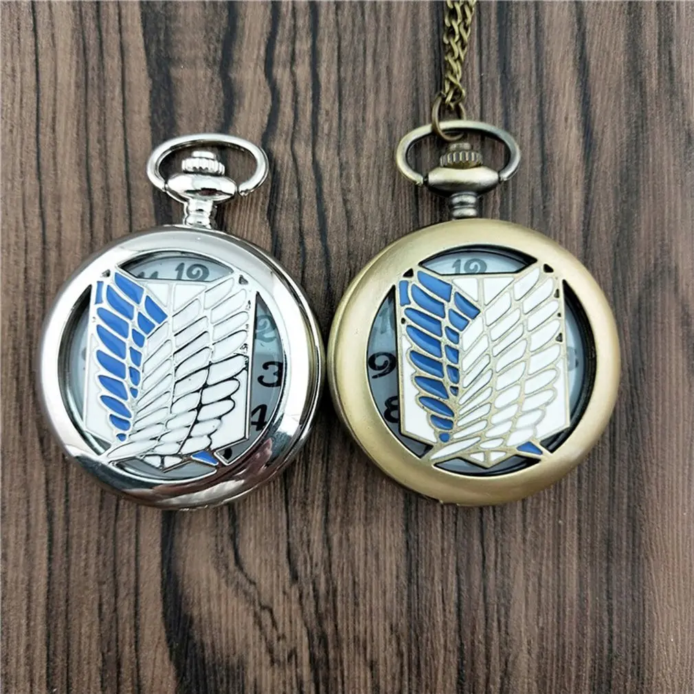 

Flying Freedom Angel Vintage Antique Round Dial Quartz Pocket Watch Necklace Pendant Clock for Mens Womens Best Gifts friend