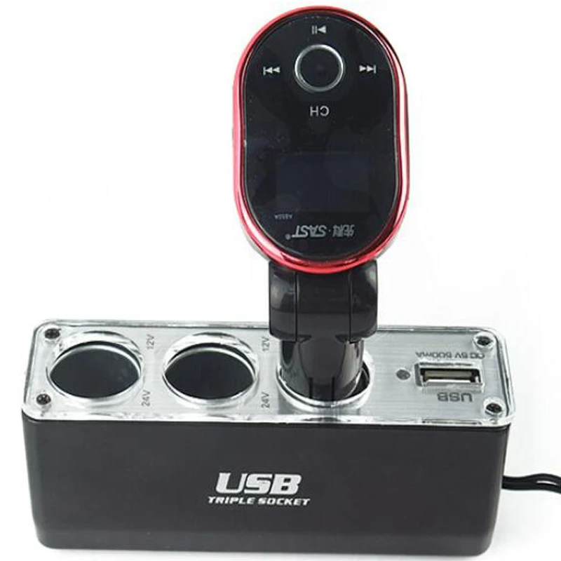 Автомобильное зарядное устройство usb для мобильных телефонов 3 дюймового экрана