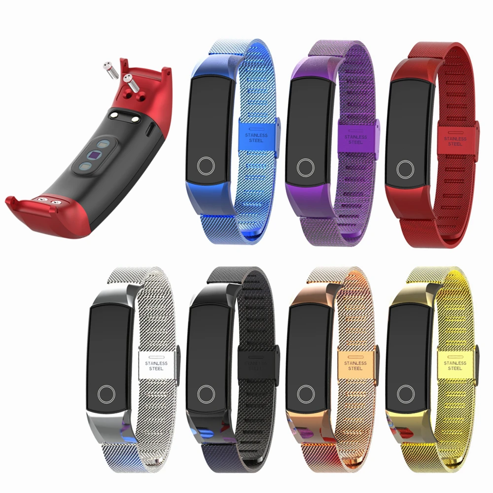 Металлический ремешок для Huawei Honor Band 5/4 браслет из нержавеющей стали смарт-часов 5