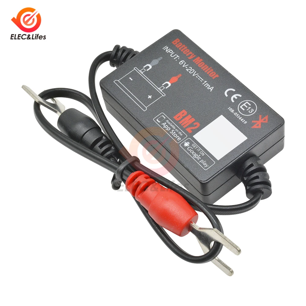

Bluetooth 12V Battery Tester Monitor diagnostic tool For Car Battery Analyzer Charging Cranking Voltage Test For Android IOS