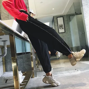 

Women Jogger Pants 2020 New Spring And Summer Black Thin Female Ankle-Length Pants Student Teenager Girls Korean Style N54