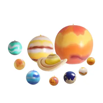 

Home Shopping Mall Decoration Inflatable Nine Planet Solar System Earth Eight Planets Teaching Charm Model Mall Pendant