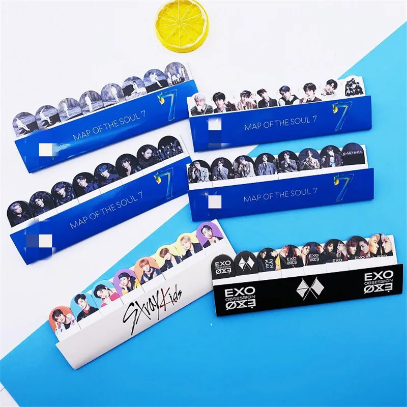Kpop Бантан Мальчики карта души Exo Straykids блокнот для записей клейкая бумага заметок