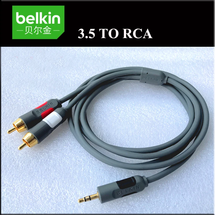 

BELKIN Belkin 3.5 turn RCA double lotus head audio signal line mobile computer signal line