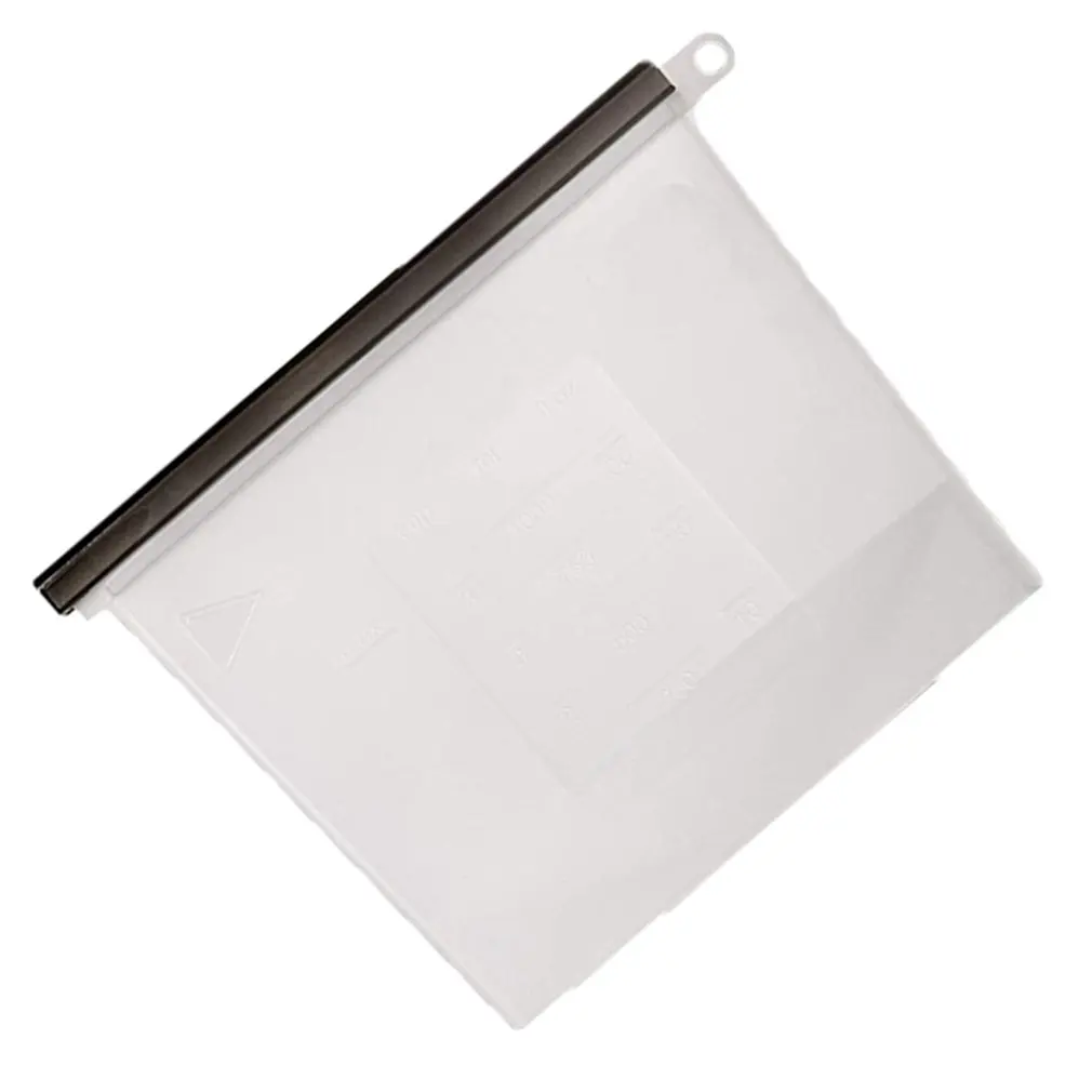 Silicone Food Bags Fresh Bag Kitchen Tool Reusable Storage Sealed Fruit Sealed Household Stand Up Zip Shut Container