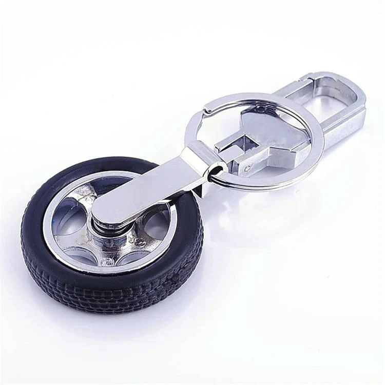 

Car Key Chain Keyring Car wheel Turbo keychain key ring with Brake discs Car Tire Wheel Keychain Auto for BMW