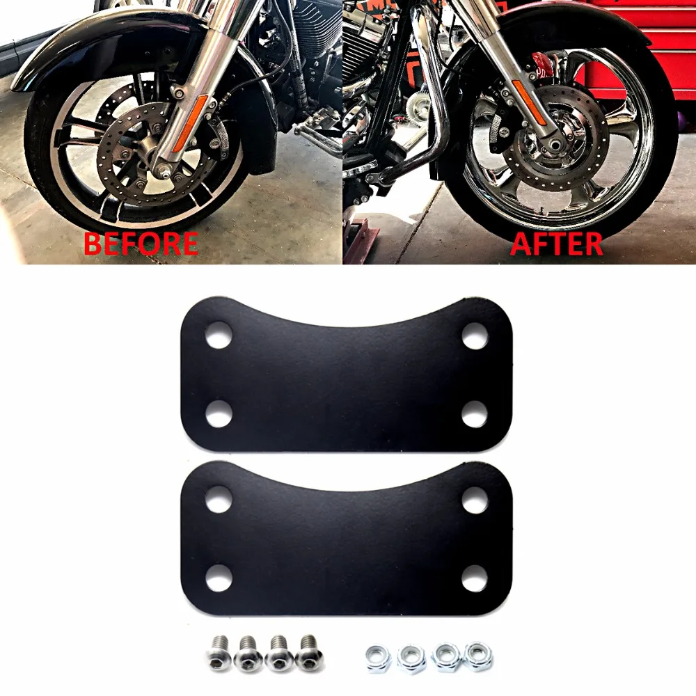 Черный подкрылок для Harley 14-18 Touring Road King Street Glide 21 дюймов обновление колеса